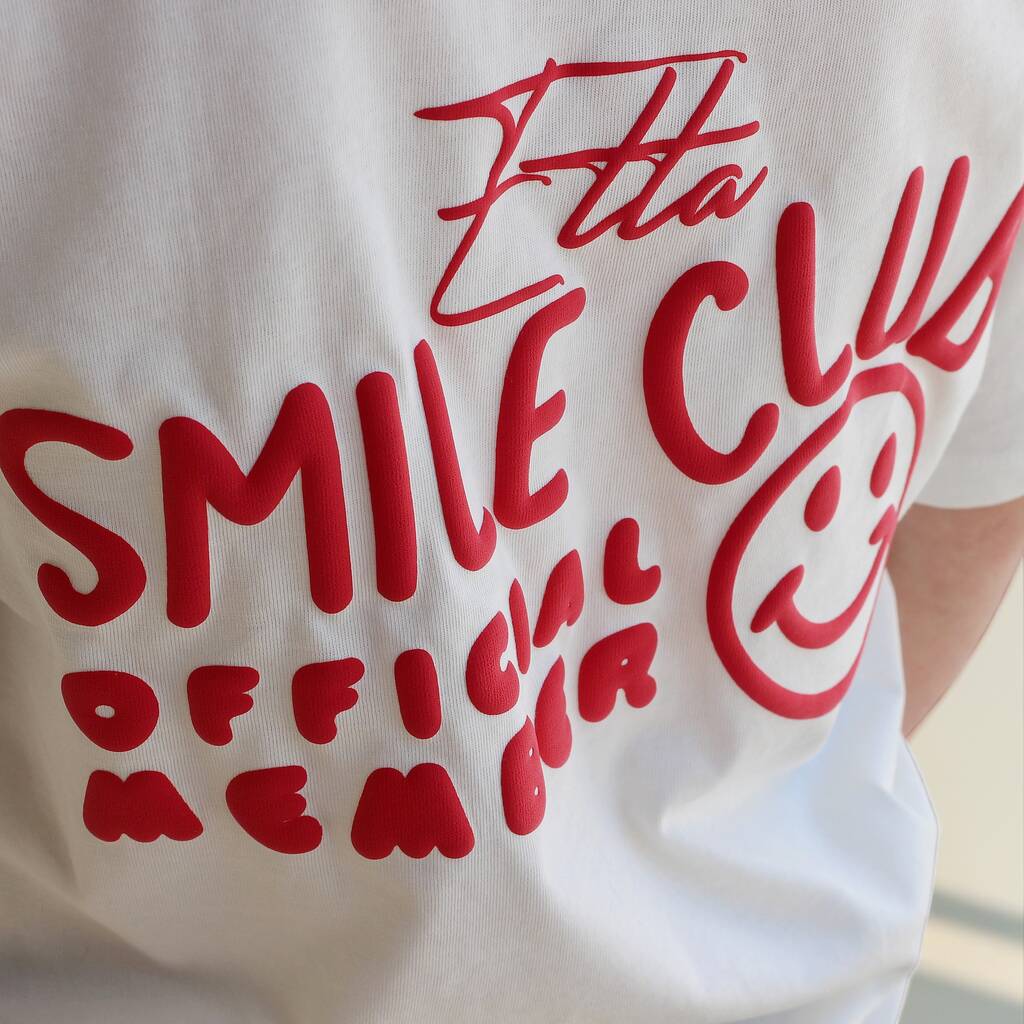 Personalised Kids’ Smile Club T Shirt