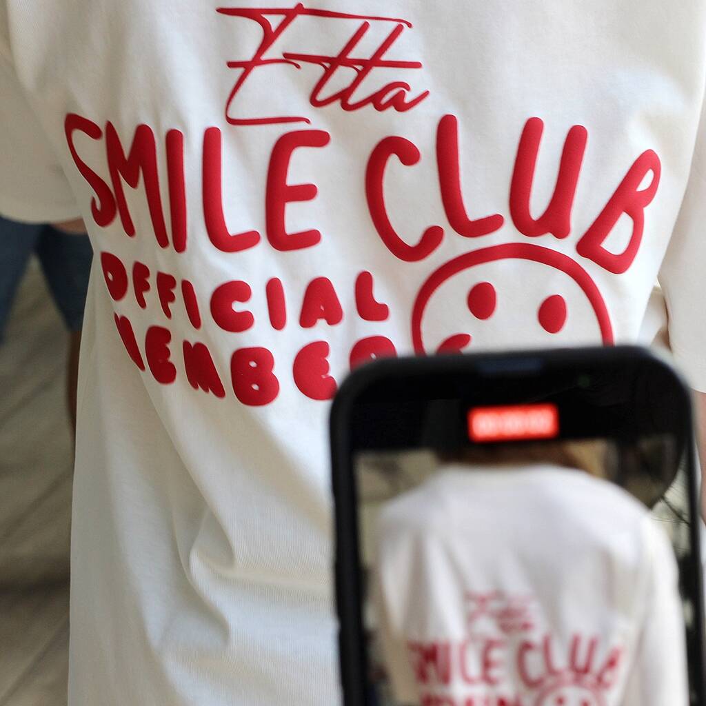Personalised Kids’ Smile Club T Shirt