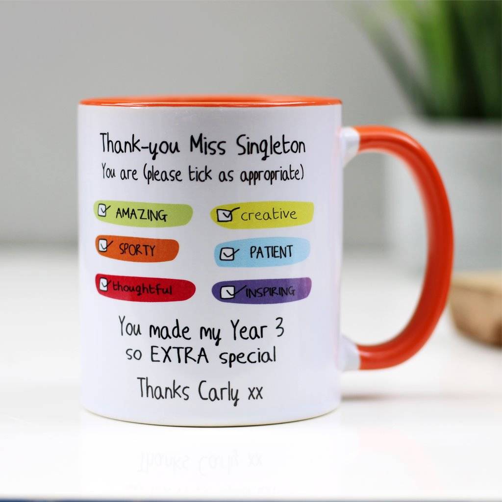 Personalised 'Best Teacher' Mug
