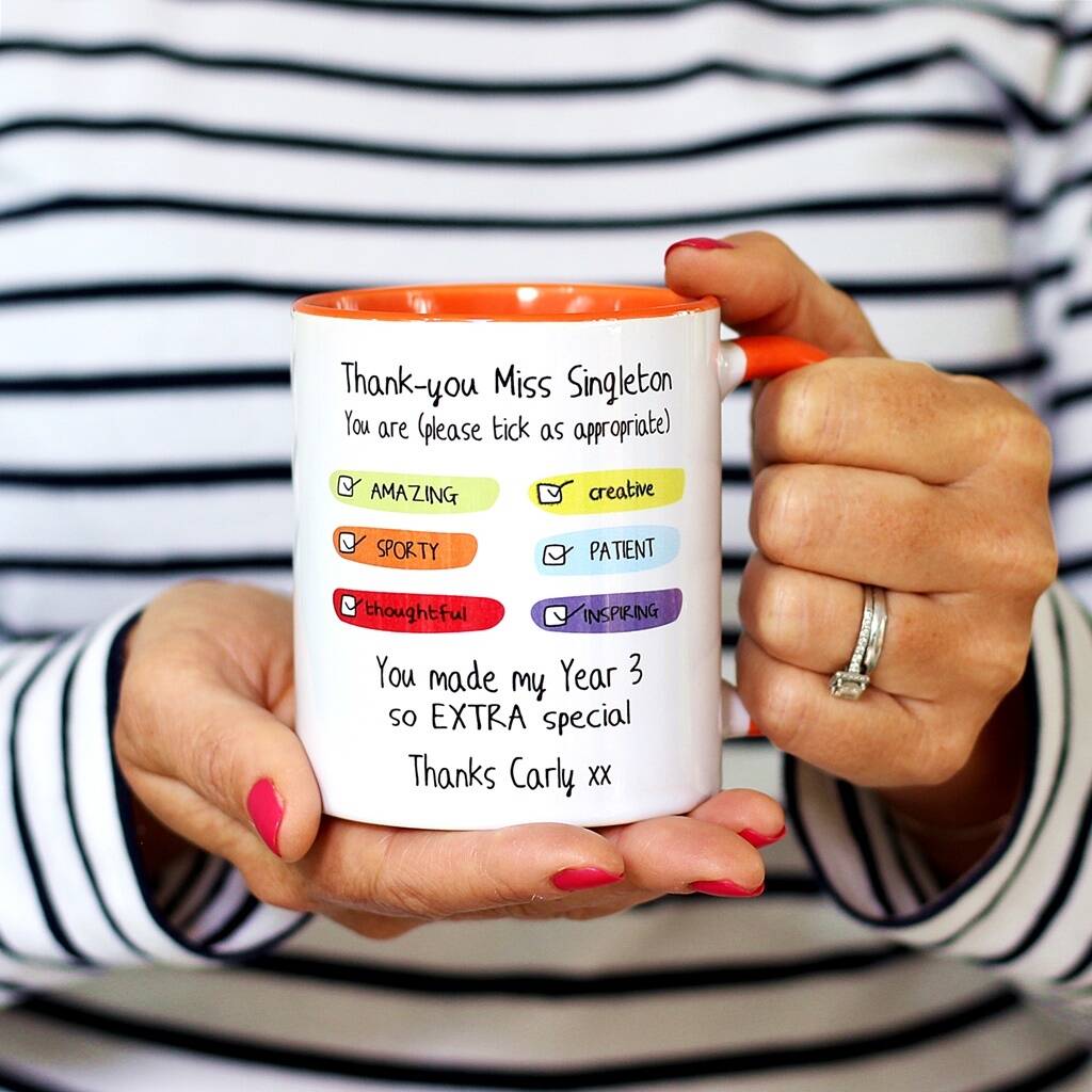 Personalised 'Best Teacher' Mug