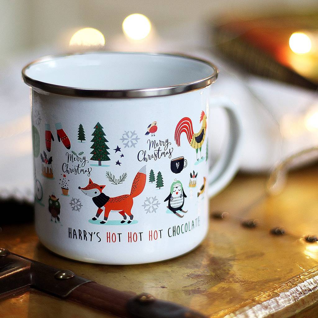 Personalised Child's Ho Ho Ho Hot Chocolate Mug