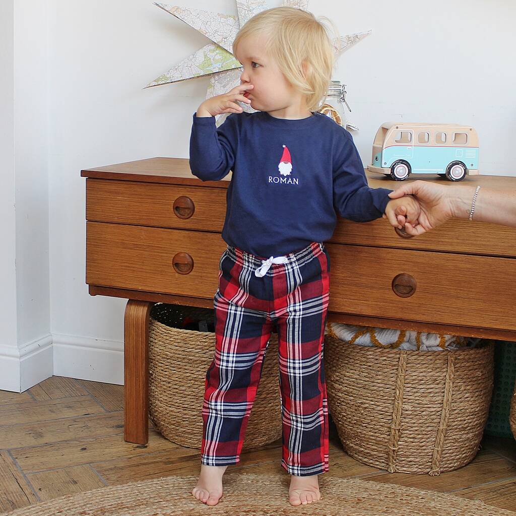 Personalised Gonk Family Christmas Pyjamas