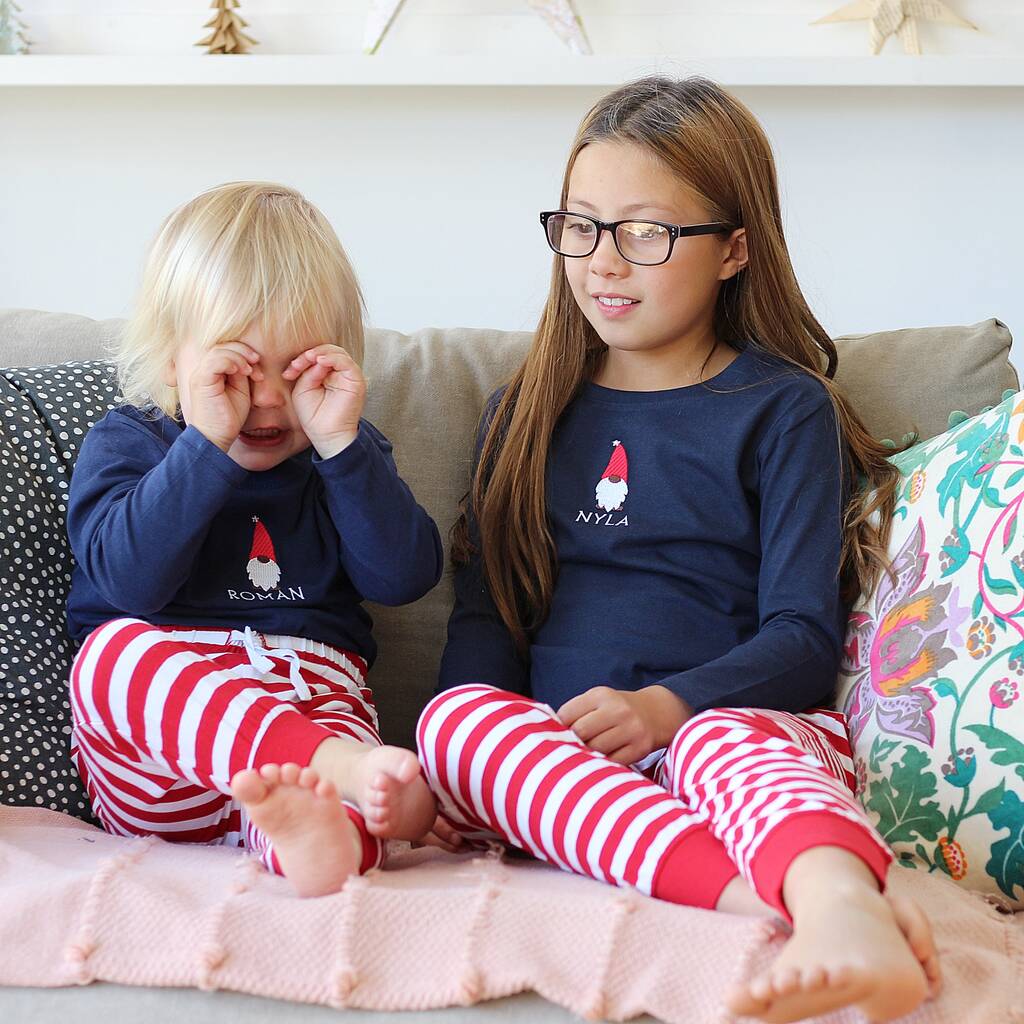 Personalised Gonk Family Christmas Pyjamas