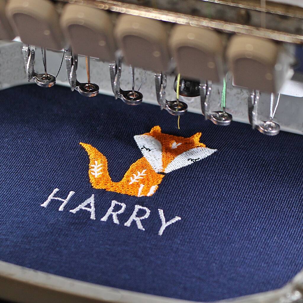 Personalised Nordic Fox Family Christmas Pyjamas