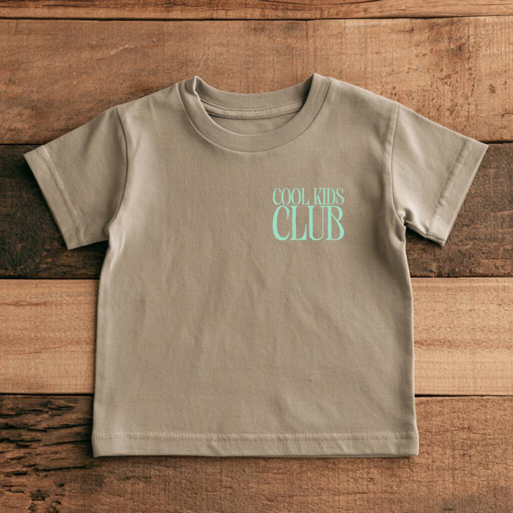 Personalised Kids’ Cool Kids Club T Shirt