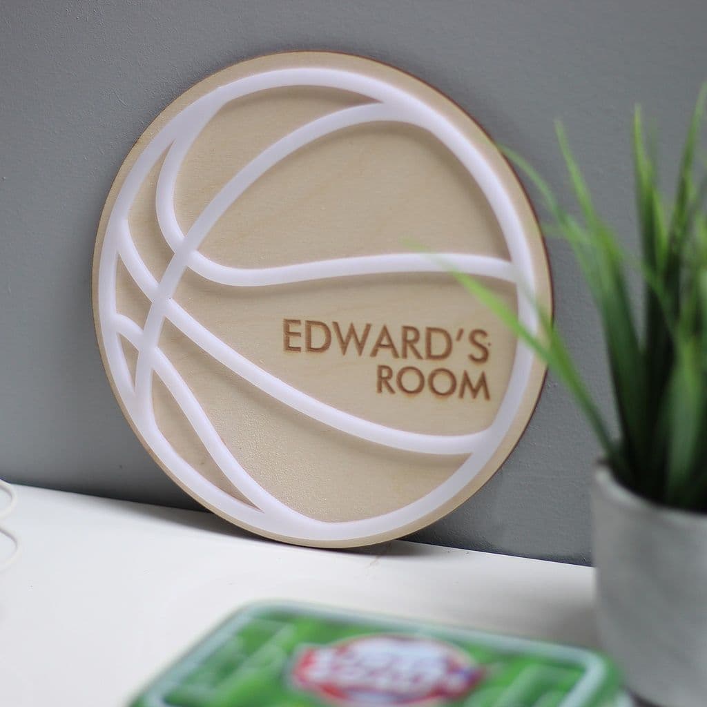 Personalised Basketball Door Hanger - view 3