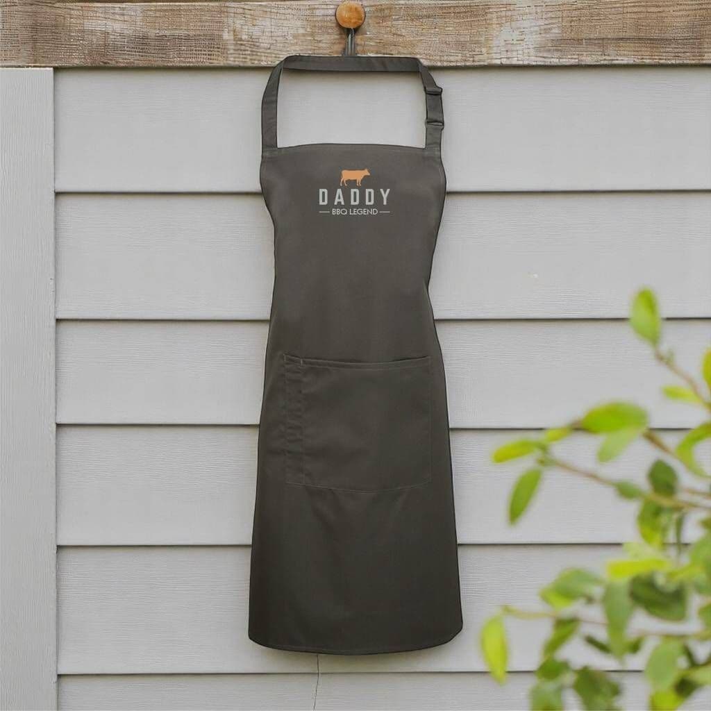 Personalised BBQ Apron â€” Crafted from high-quality, durable fabric, this stylish black apron features a bold design â€” ideal for summer barbecues, cooking in the