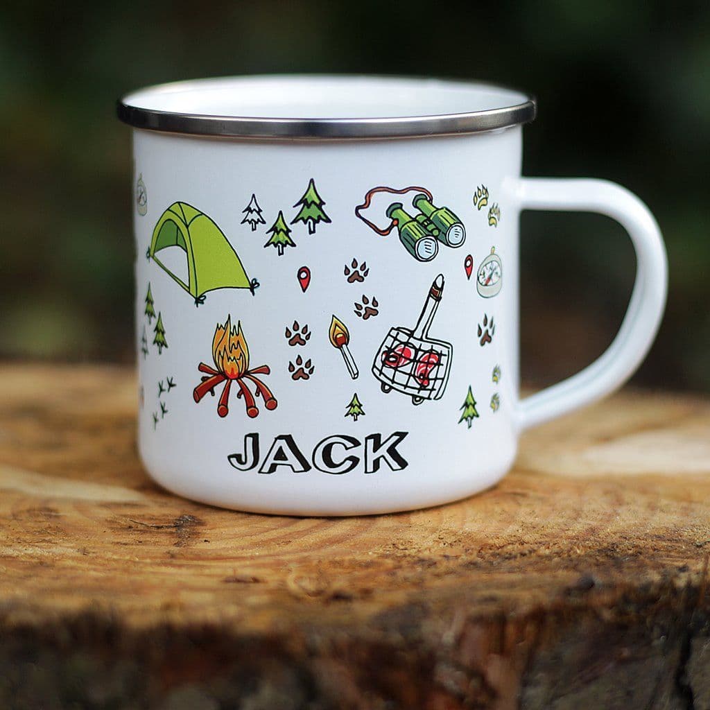 Personalised Camping Enamel Mug - view 2
