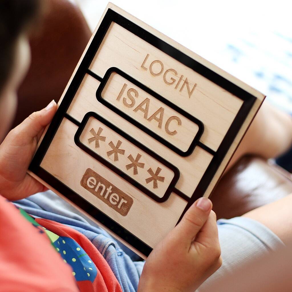 Personalised Child's Login Bedroom Sign - view 6