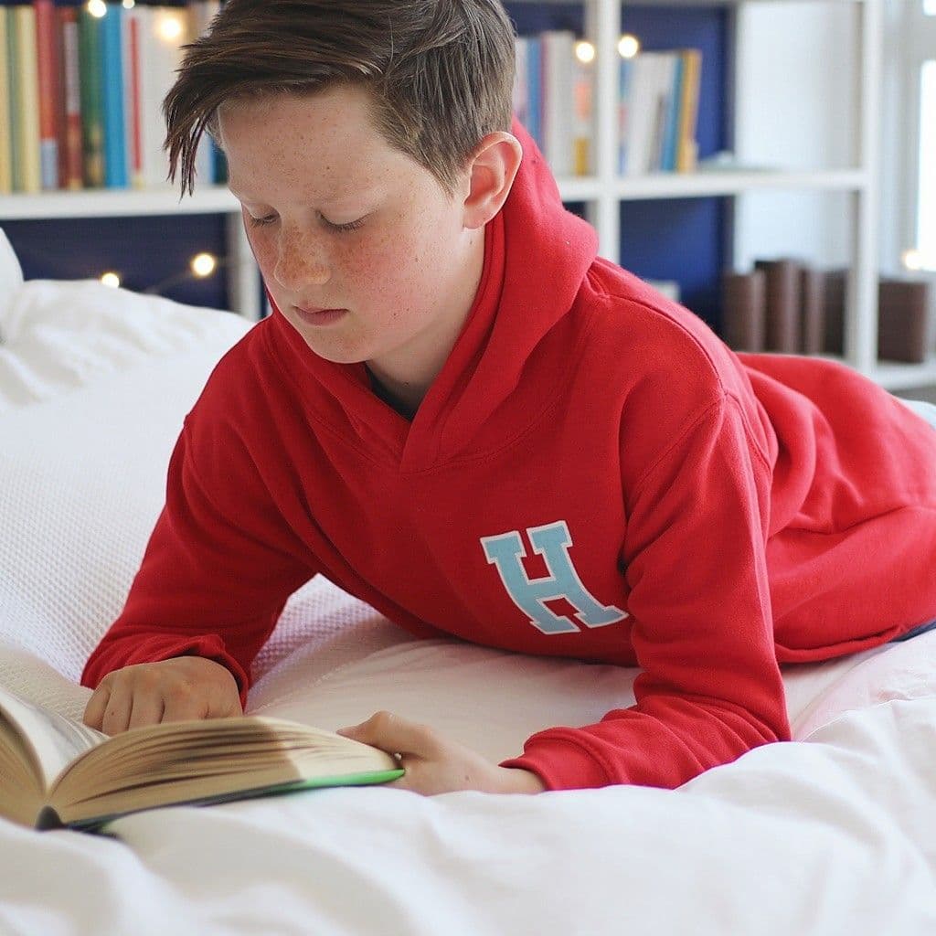 Personalised Children's Varsity Organic Hoodie - view 4