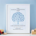 Personalised Fingerprint Christening/Baptism Tree