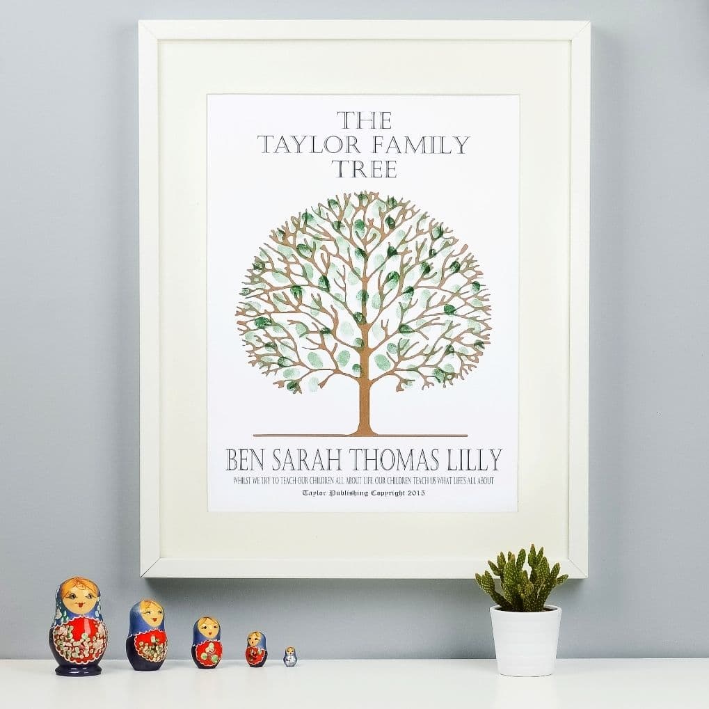 Personalised Fingerprint Family Tree