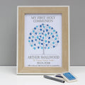Personalised First Holy Communion Fingerprint Tree
