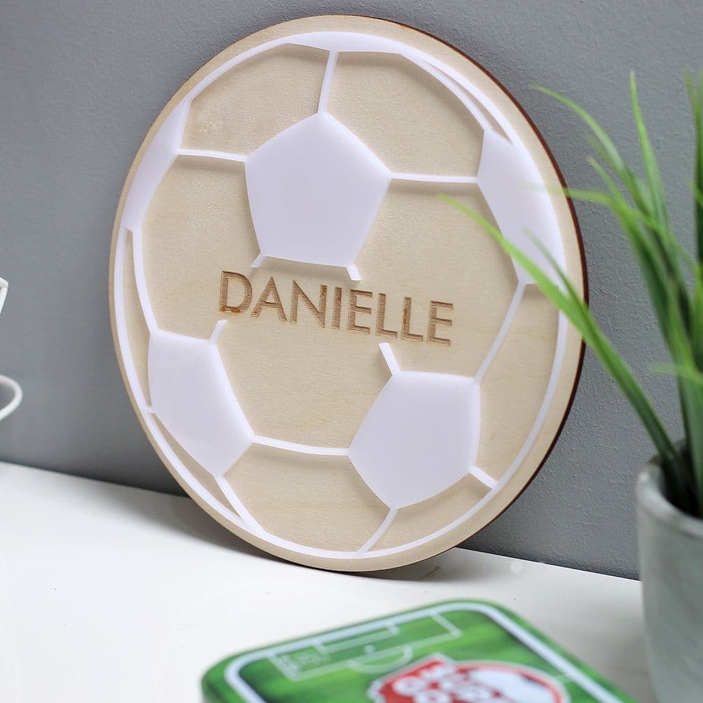 Personalised Football Door Hanger - view 3