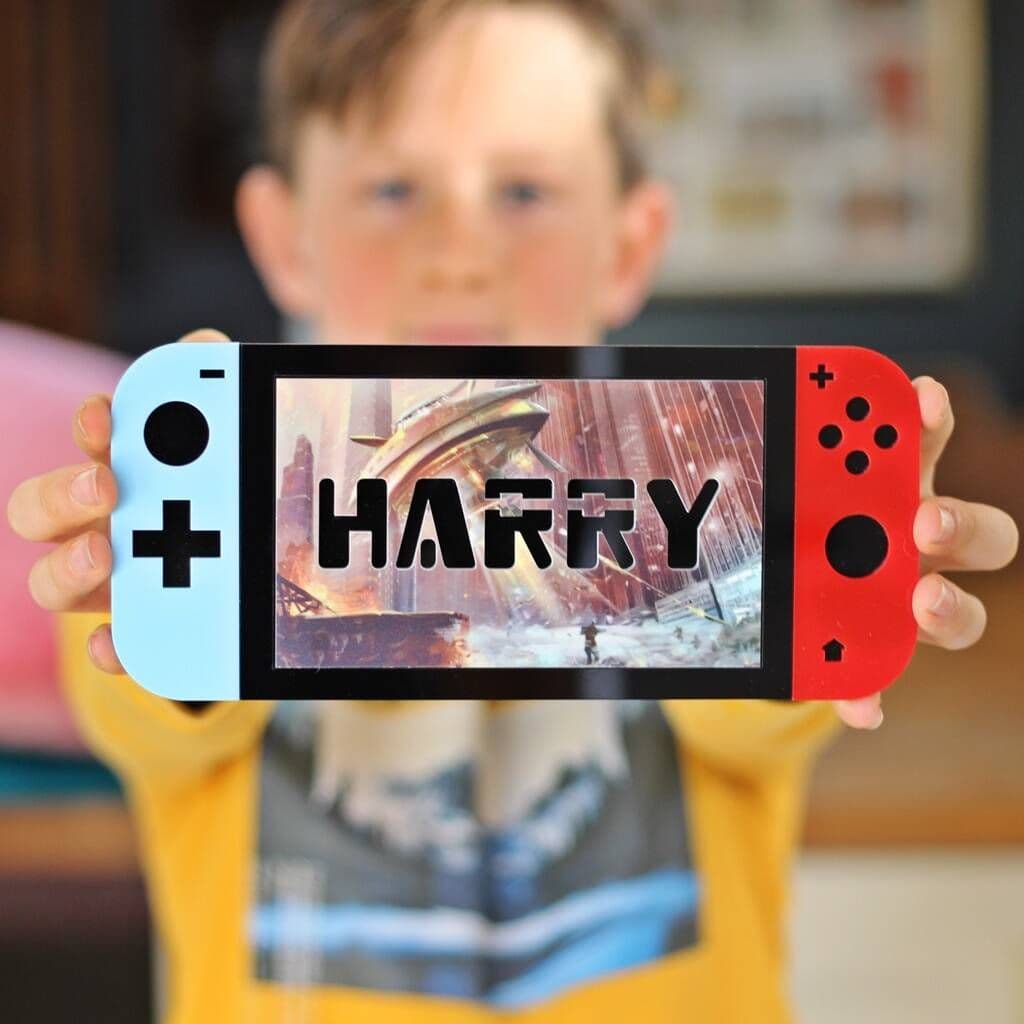 Personalised Gaming Console Bedroom Door Sign - view 2