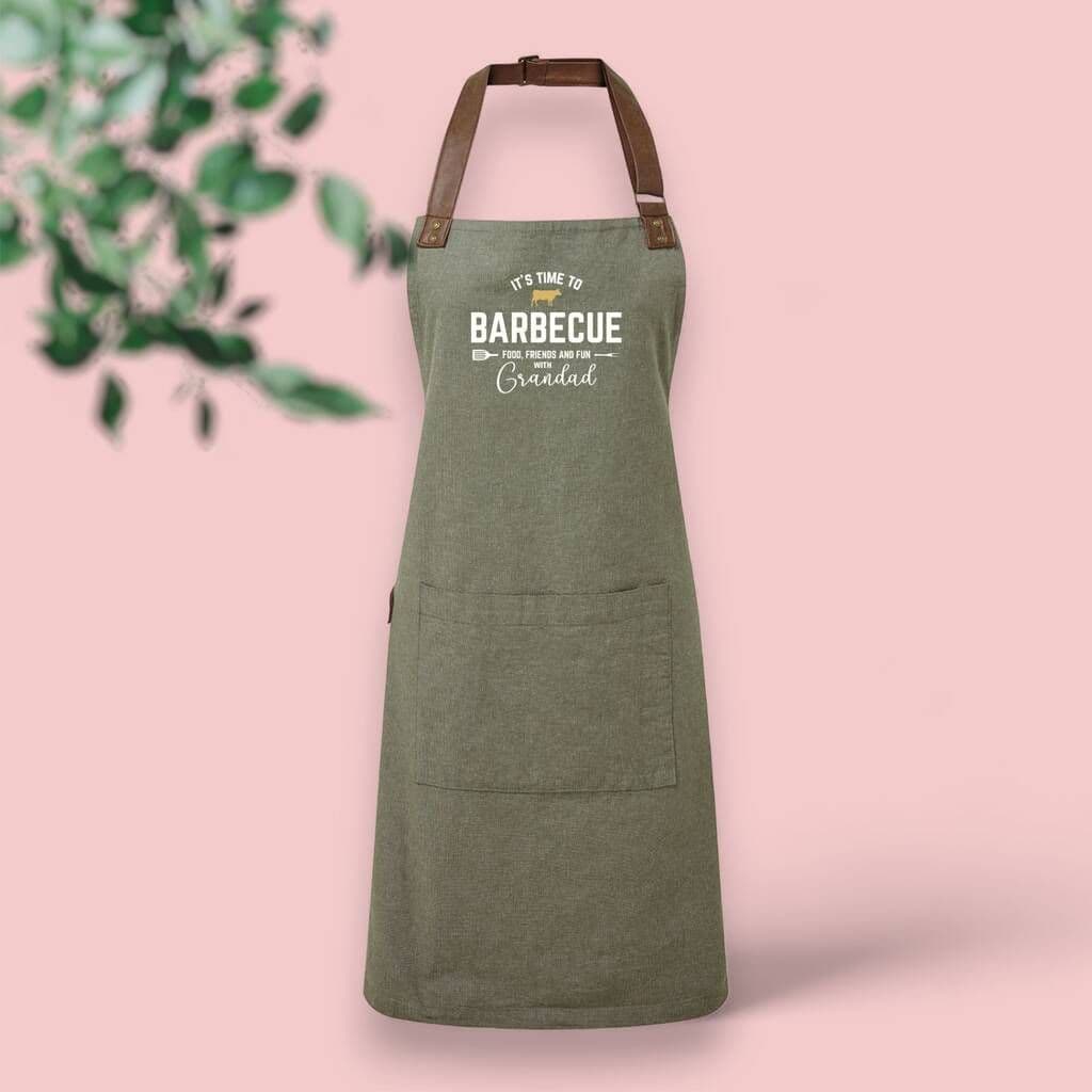 Personalised 'It's Time To Barbeque' Adult Apron - view 6