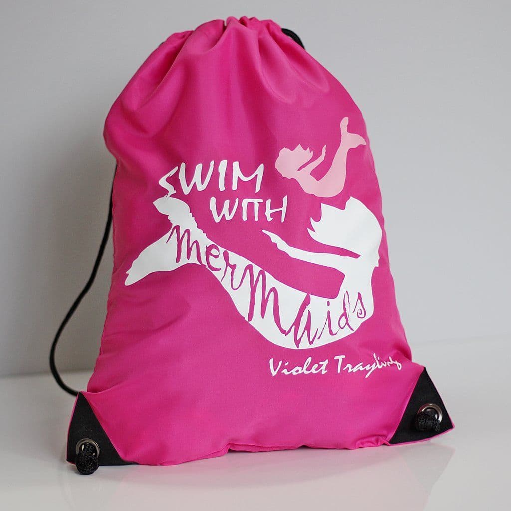 Personalised Mermaid Girls Swimming Bag - view 2