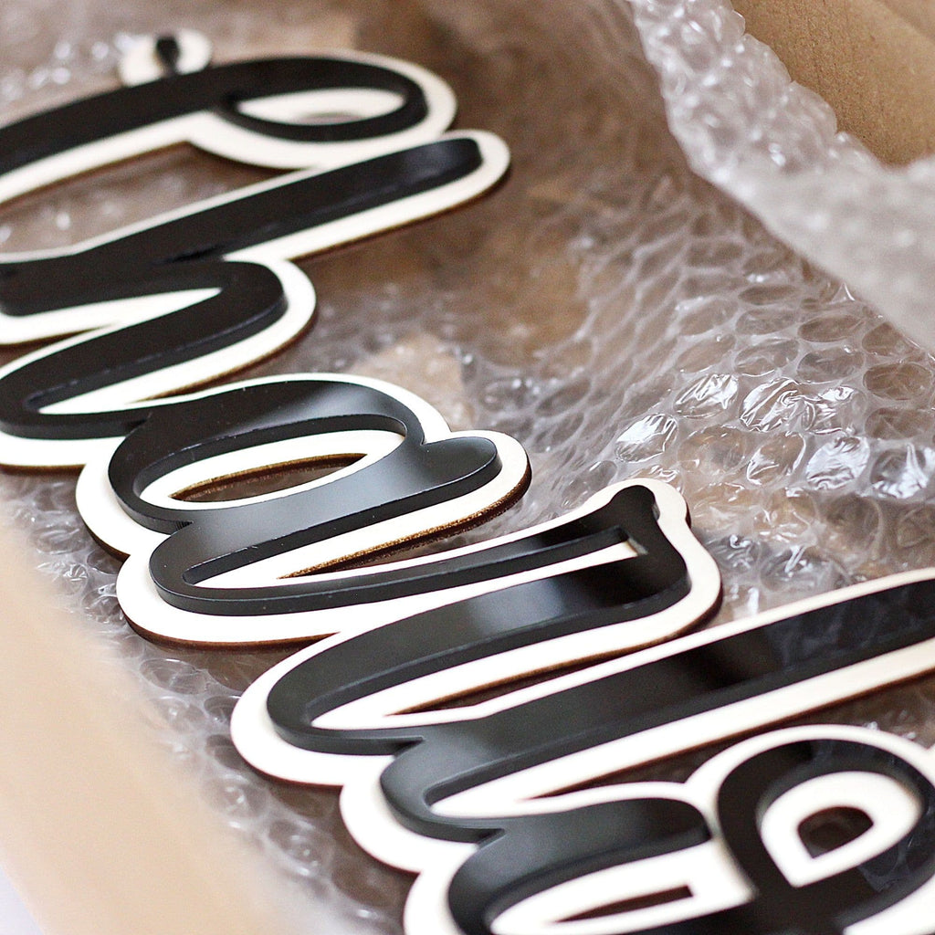 Personalised Name Sign - view 4