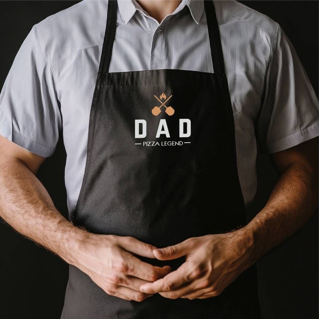 Personalised Pizza Legend Apron â€” The perfect gift for the pizza-loving dad in your life â€” bold, practical, and completely unique to them, personalised with their name for a