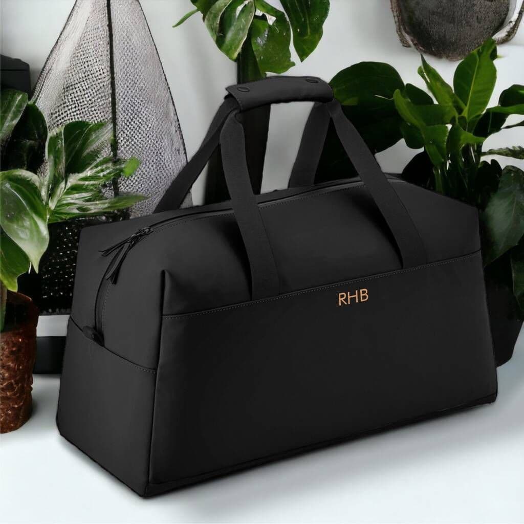 Personalised Recycled Pu Matte Weekend Bag
