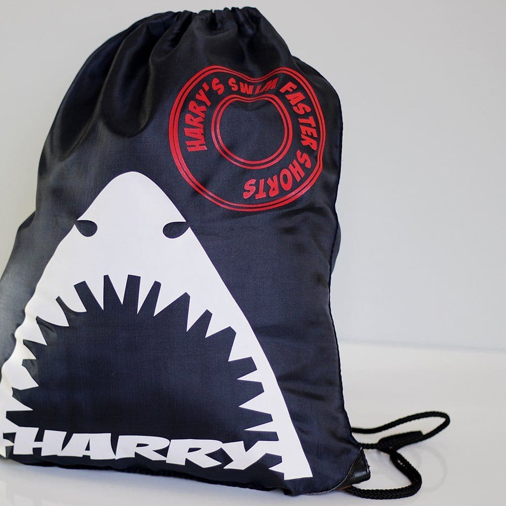 Personalised Shark Childrens Swimming Bag - view 3