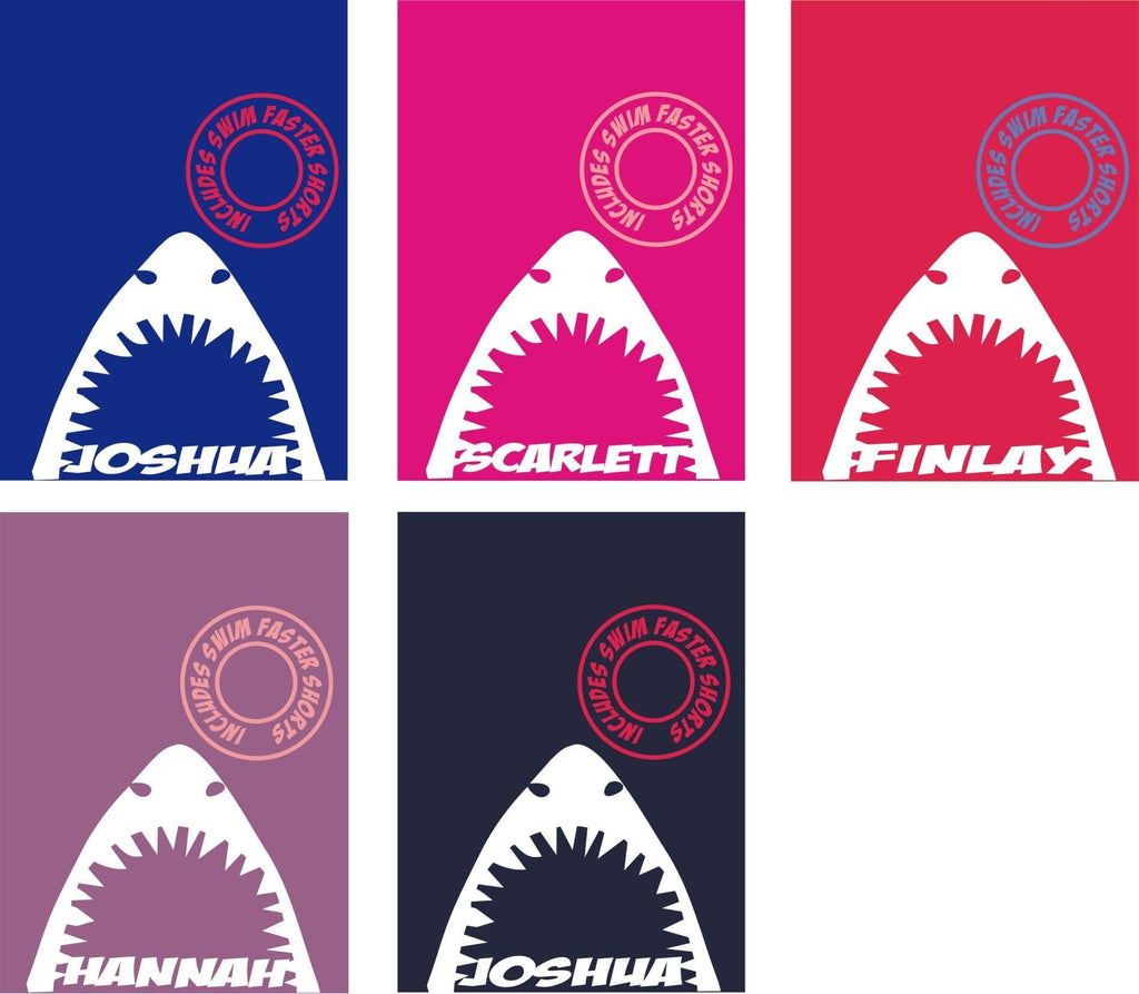 Personalised Shark Childrens Swimming Bag - view 4