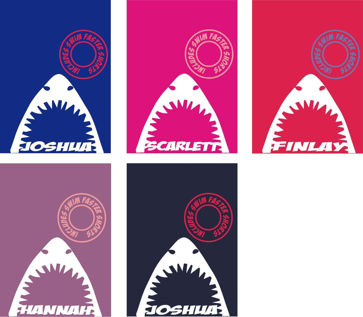 Personalised Shark Childrens Swimming Bag - view 4