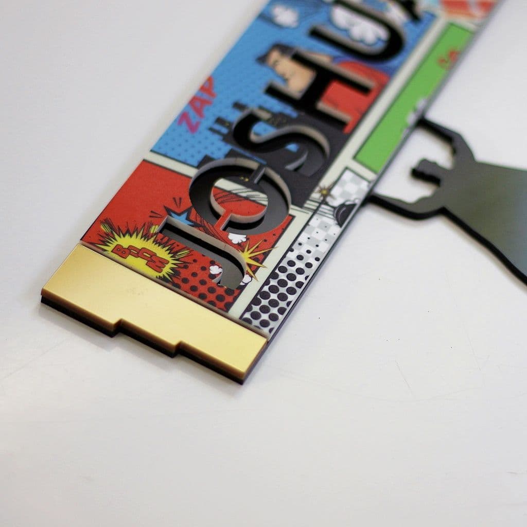 Personalised Superhero Bedroom Door Sign - view 2