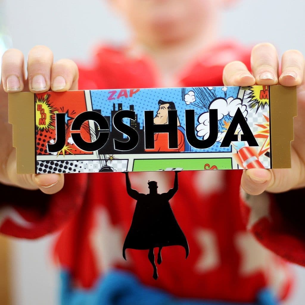 Personalised Superhero Bedroom Door Sign - view 3