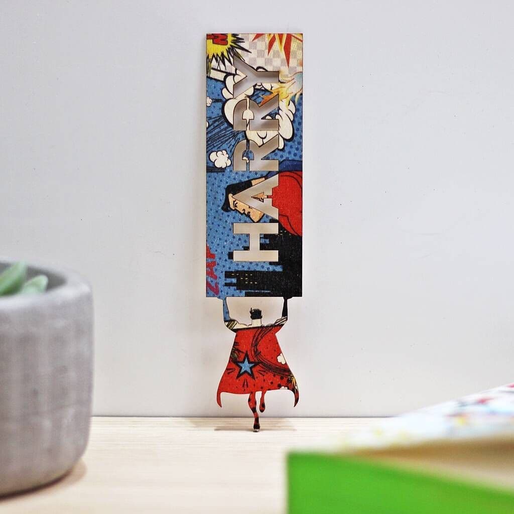 Personalised Superhero Bookmark - view 3