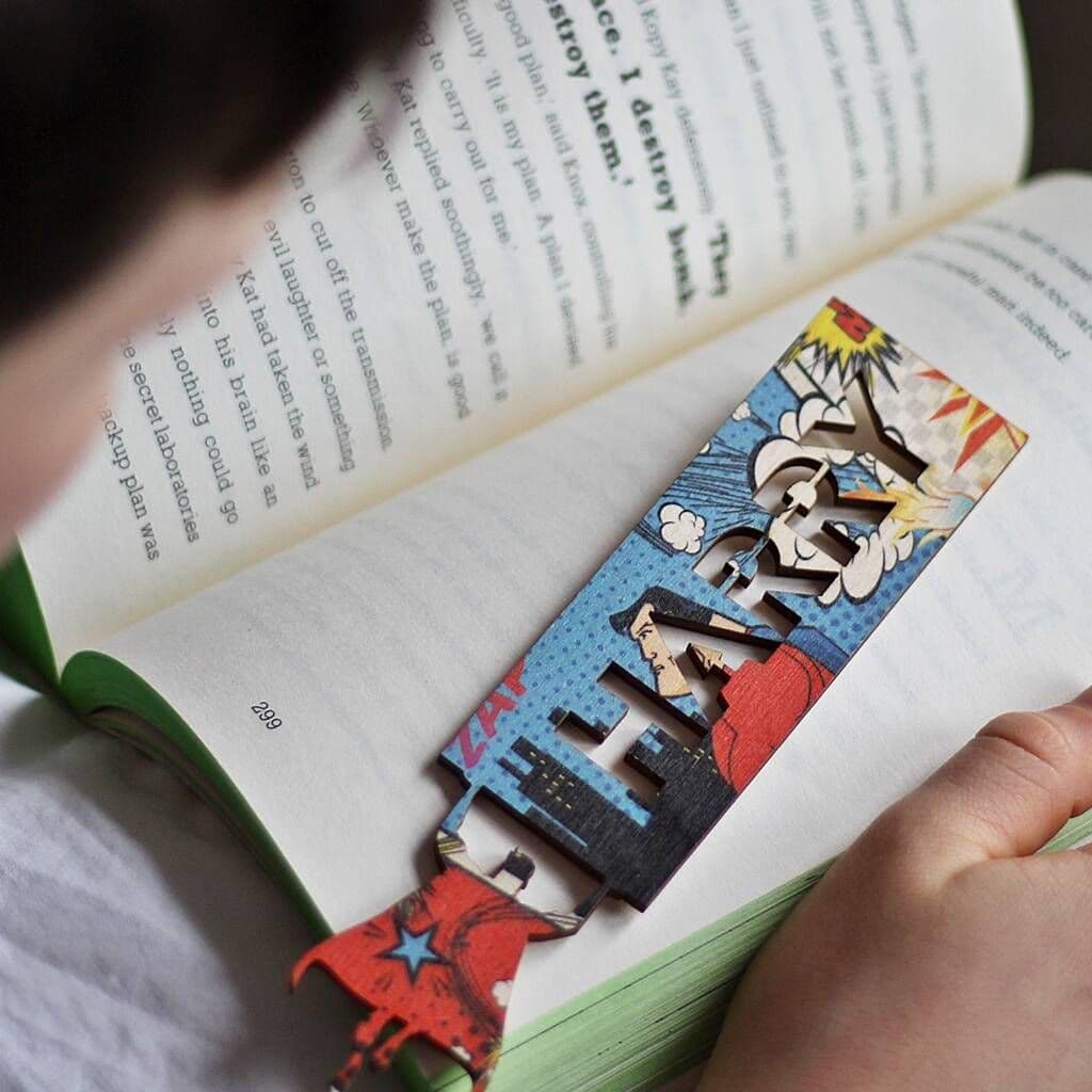 Personalised Superhero Bookmark - view 5