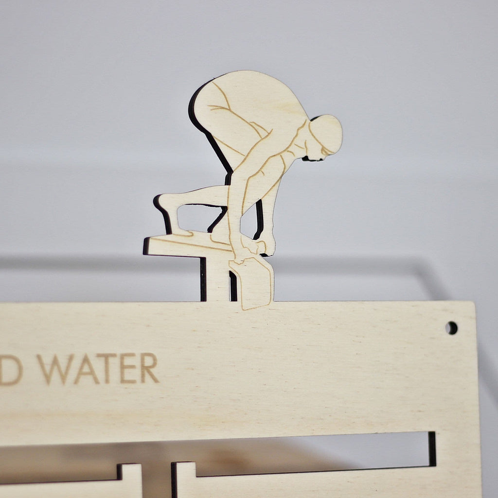 Personalised Swimming Medal Hanger - view 4