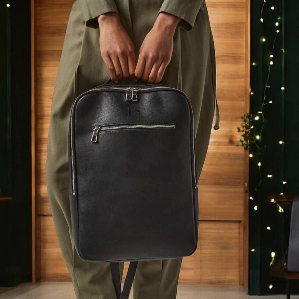 Personalised Tailored Luxe  PU Recycled Backpack