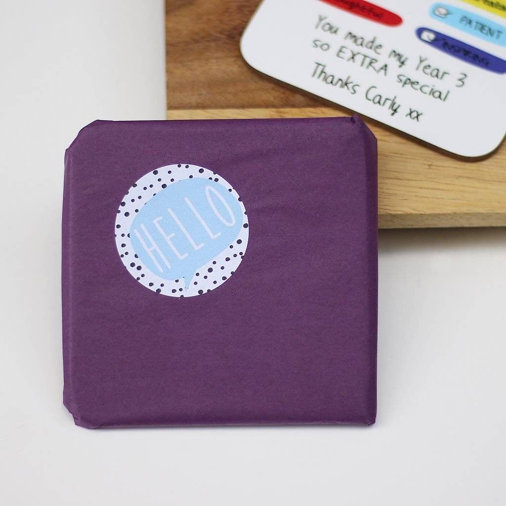 Personalised 'Teacher Attributes 'Coaster - view 2