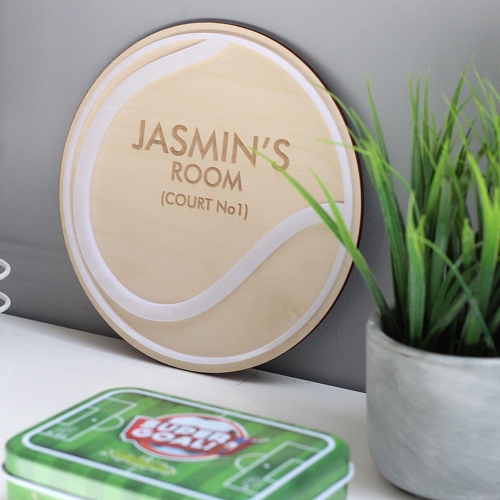 Personalised Tennis Door Hanger - view 4