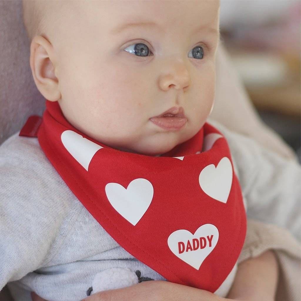 Personalised Valentine Bandana Bib - view 2