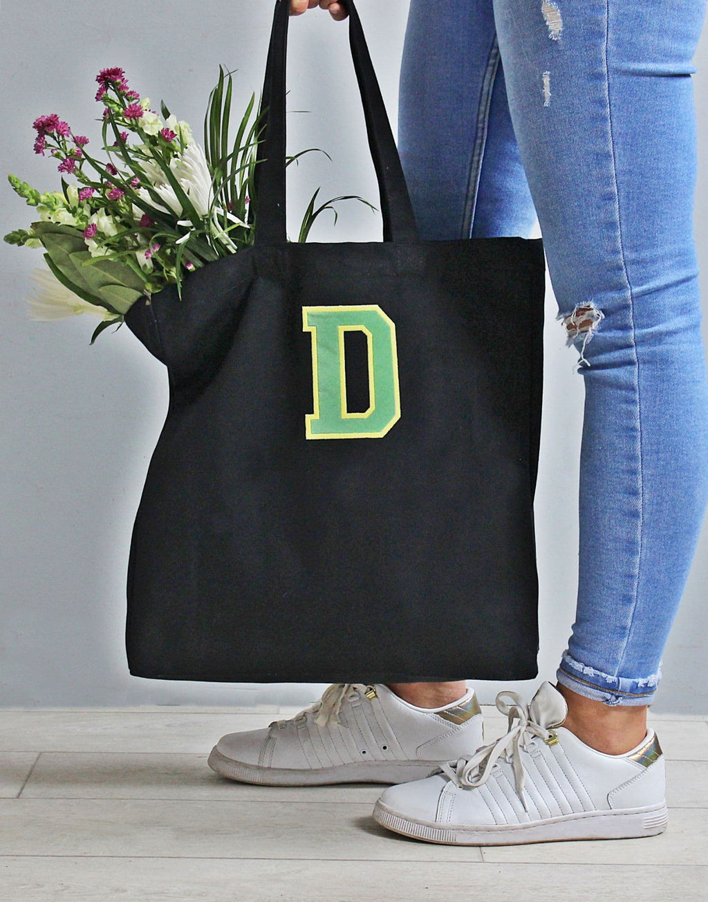 Personalised Varsity Canvas Classic Shopper - view 4