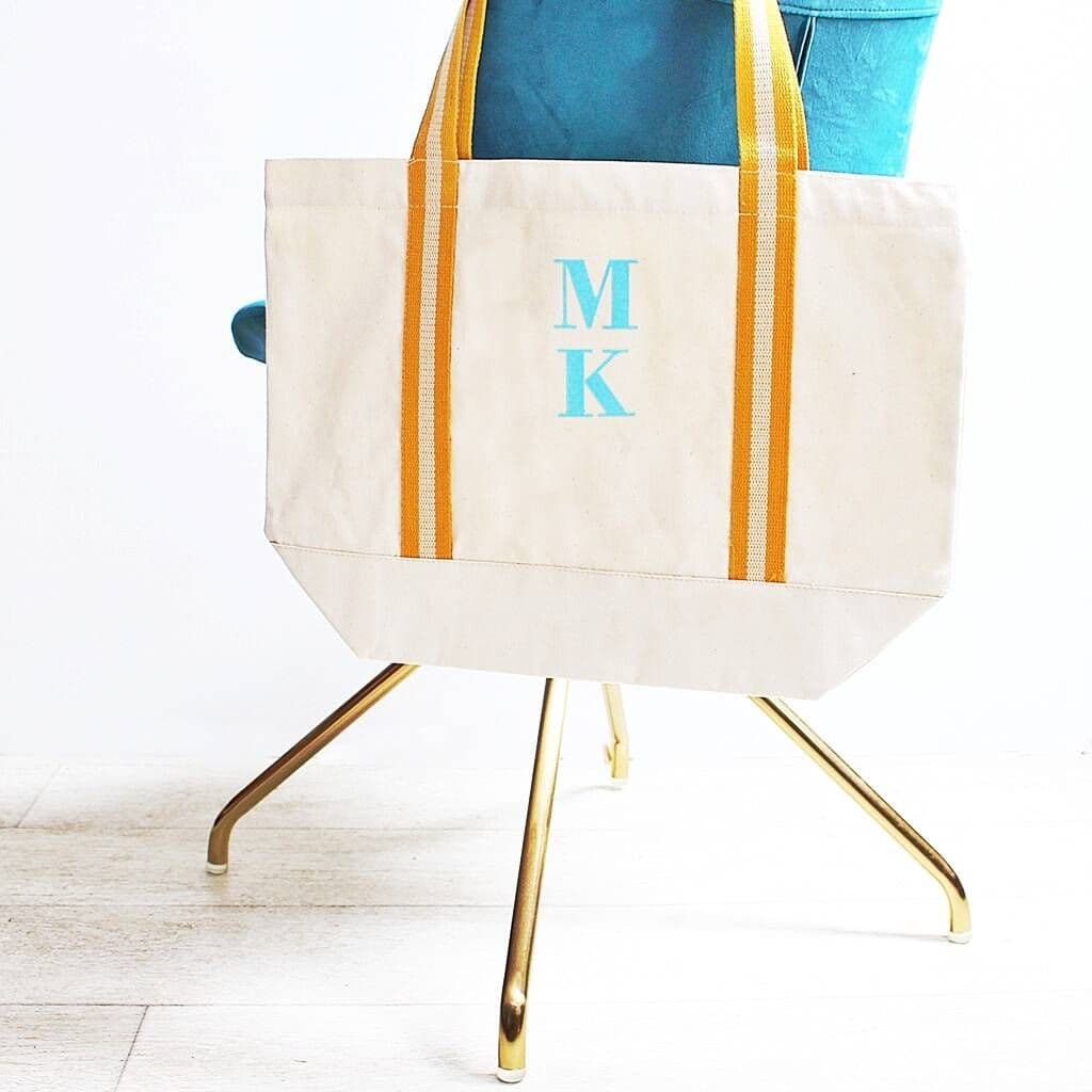 Personalised You Are Awesome Organic Canvas Bag - view 5