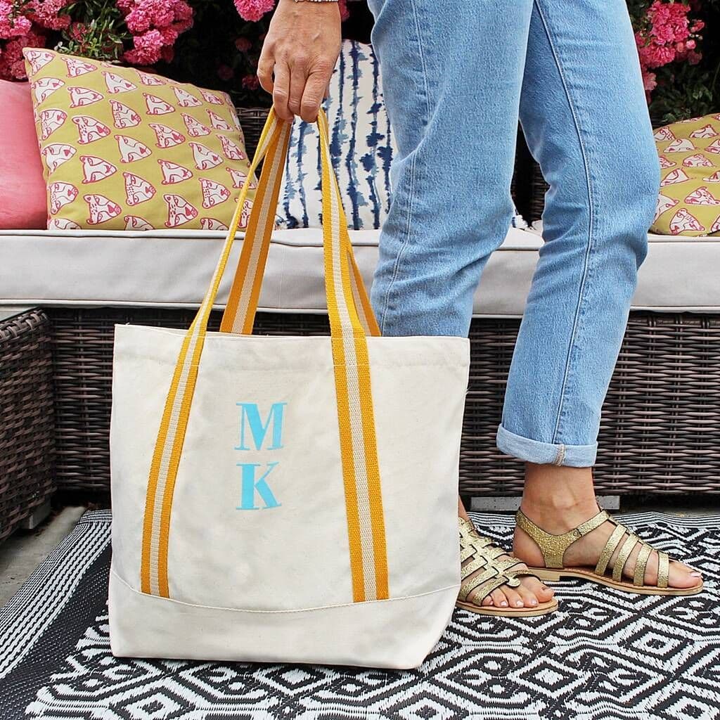 Personalised You Are Awesome Organic Canvas Bag - view 7