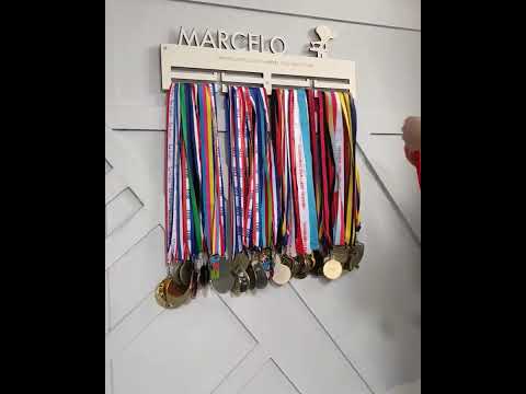 Ballet Personalised Medal Hanger - product video