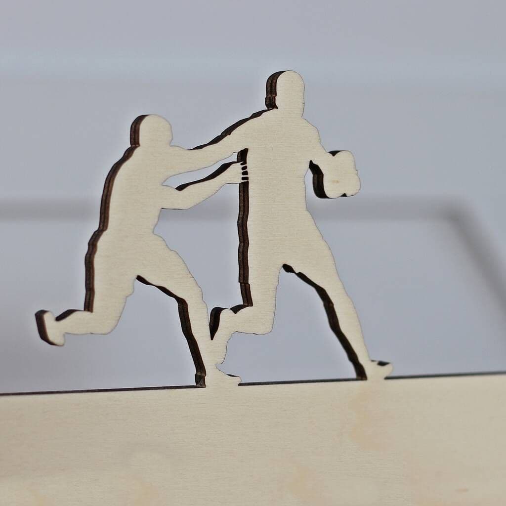 Rugby Personalised Medal Hanger