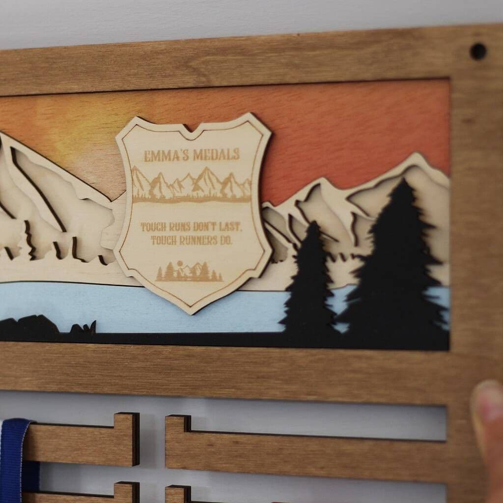 Runners 3D Medal Hanger - view 5