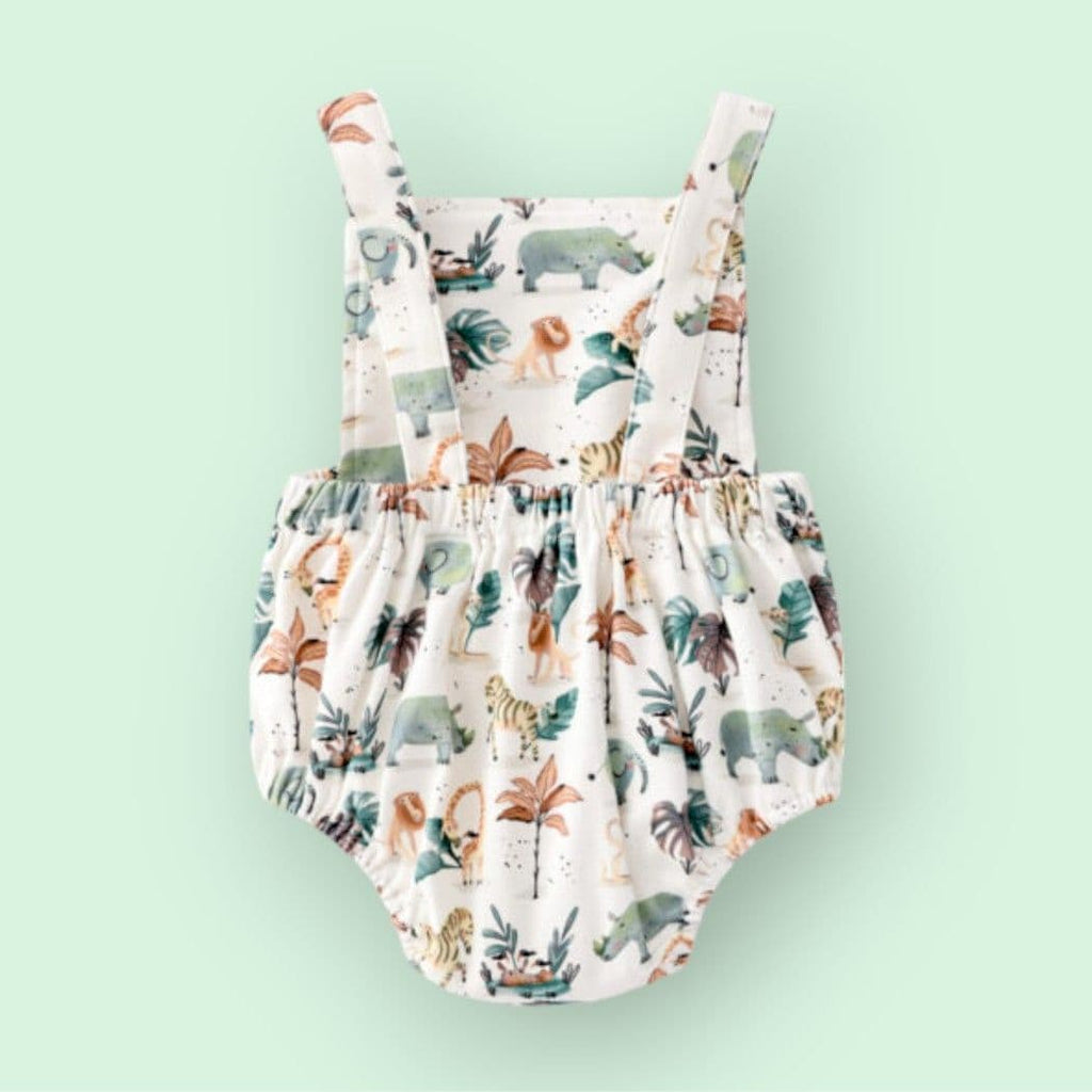 Safari Baby Dungaree Romper - view 3
