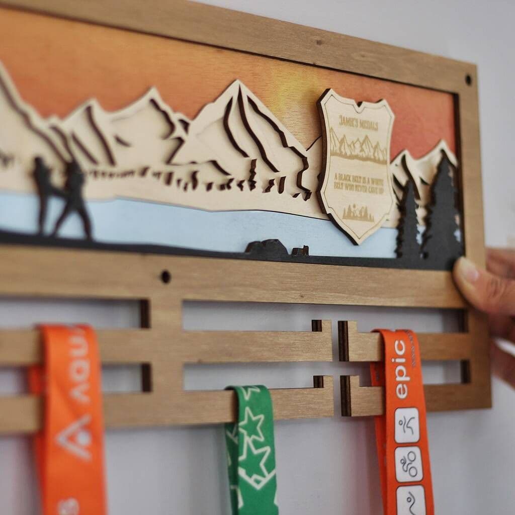 Taekwondo 3D Medal Hanger - view 3