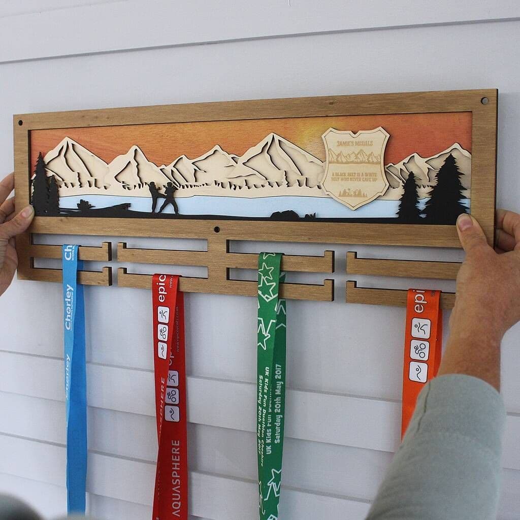 Taekwondo 3D Medal Hanger - view 7