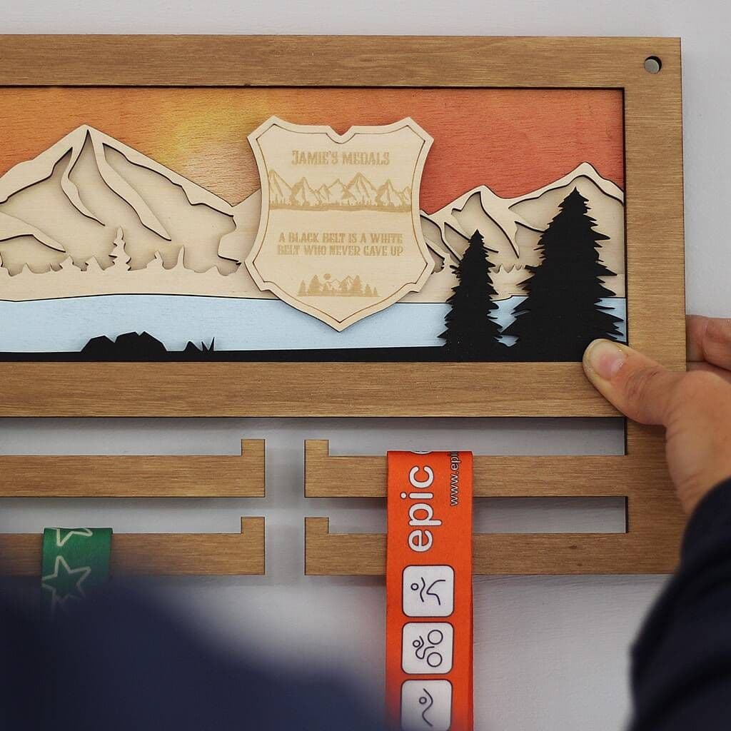 Taekwondo 3D Medal Hanger - view 8