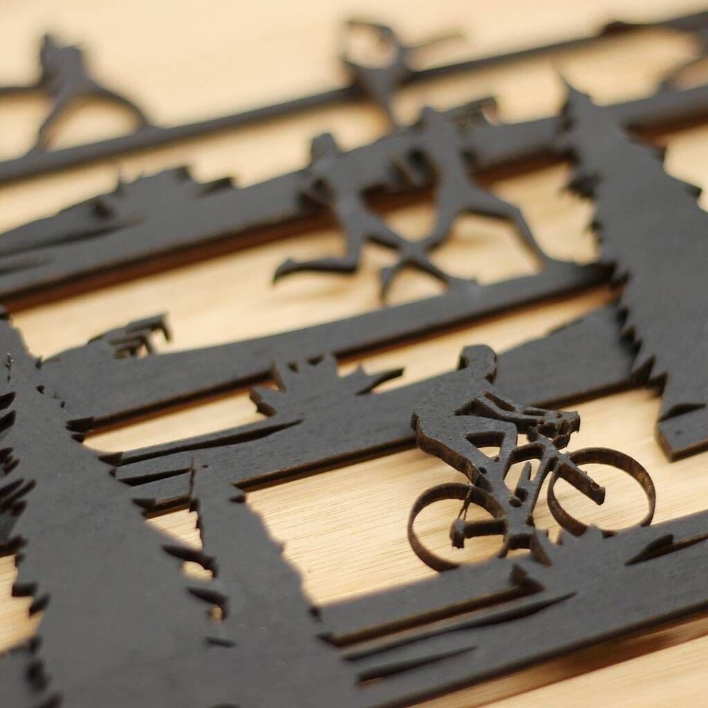 Triathlon 3D Medal Hanger - view 7