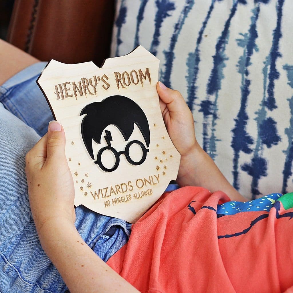 Wizard Bedroom Door Sign â€” The perfect gift for any little wizard!