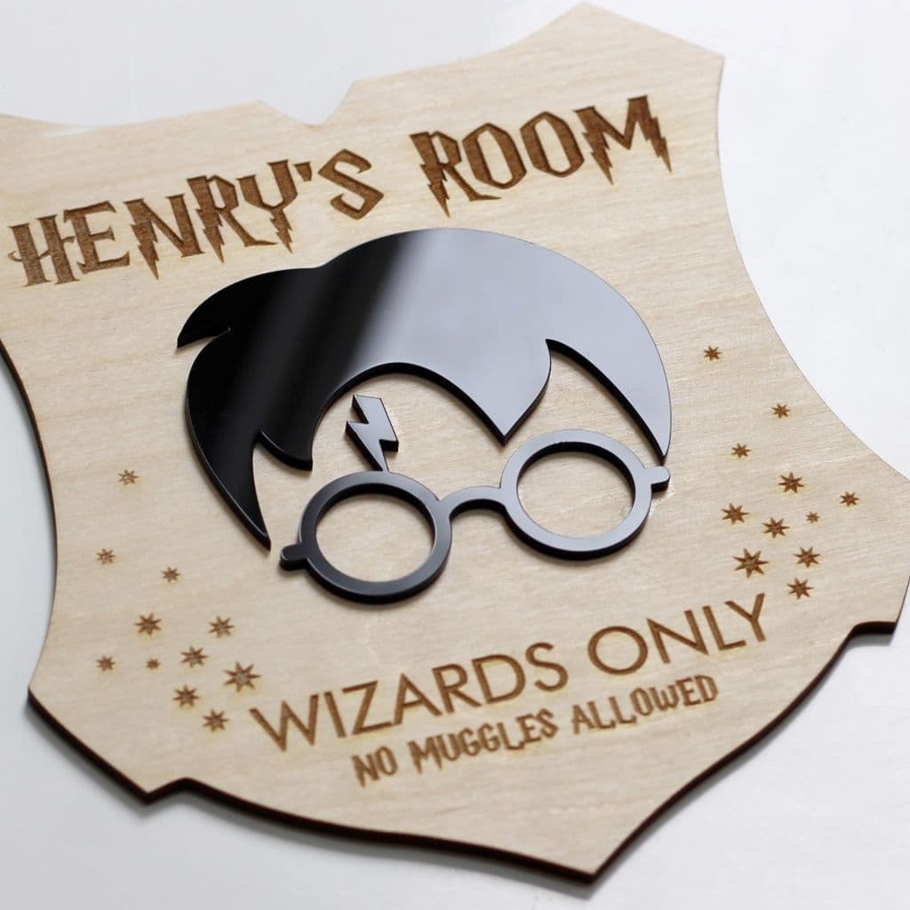 Wizard Bedroom Door Sign â€” The perfect gift for any little wizard!