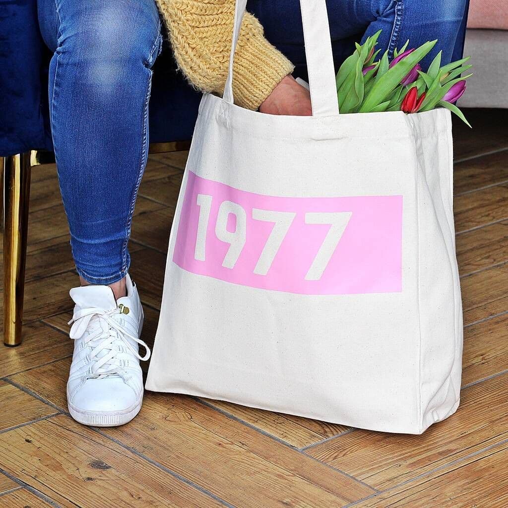 'Year' Classic Canvas Shopper